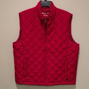 Hawke & co Quilted Red Men's Sleeveless Vest